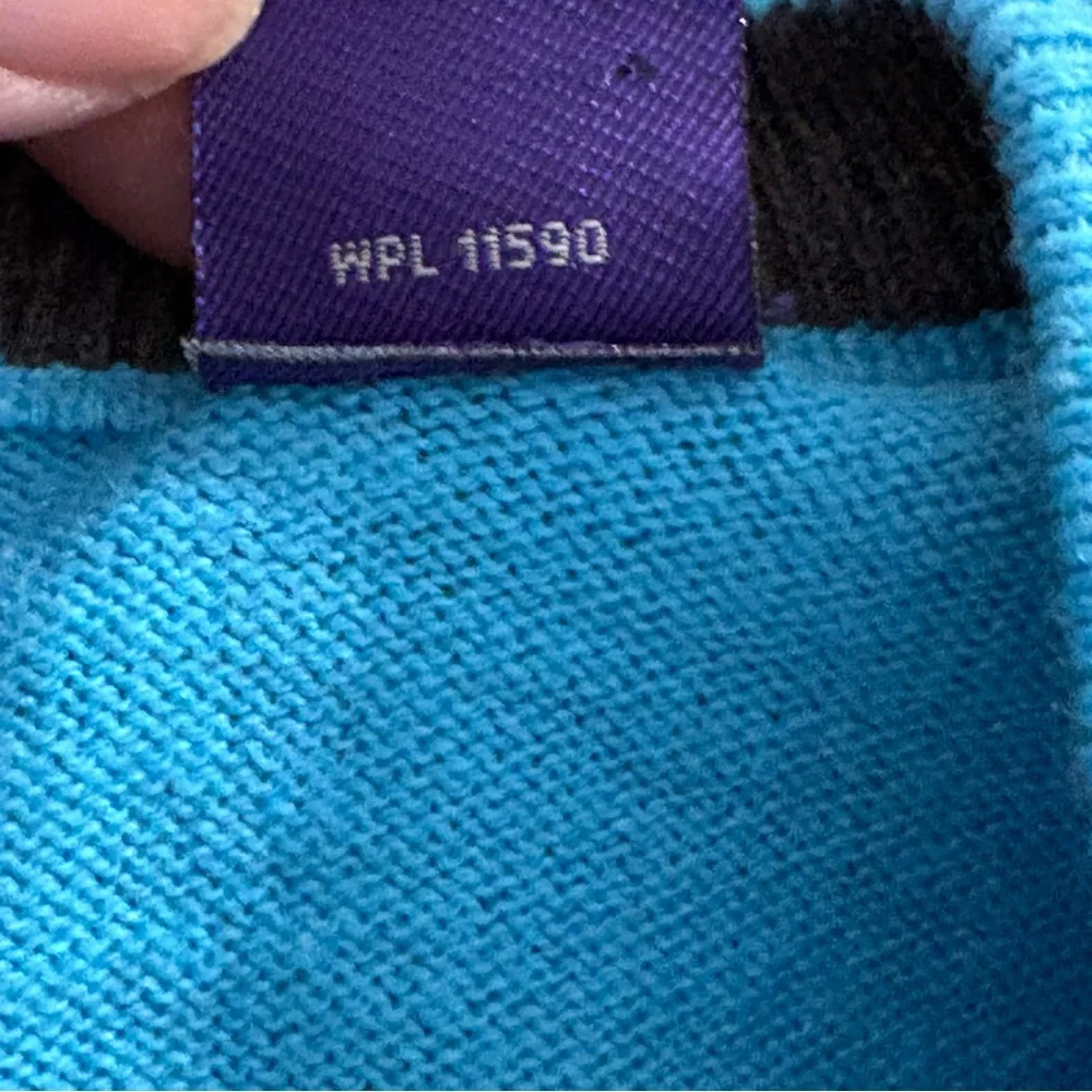 Alan Flusser Cotton Silk Cashmere‎ V Neck Blue Sweater Men’s L Soft Pullover